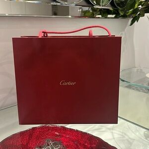 Authentic Cartier shopping bag